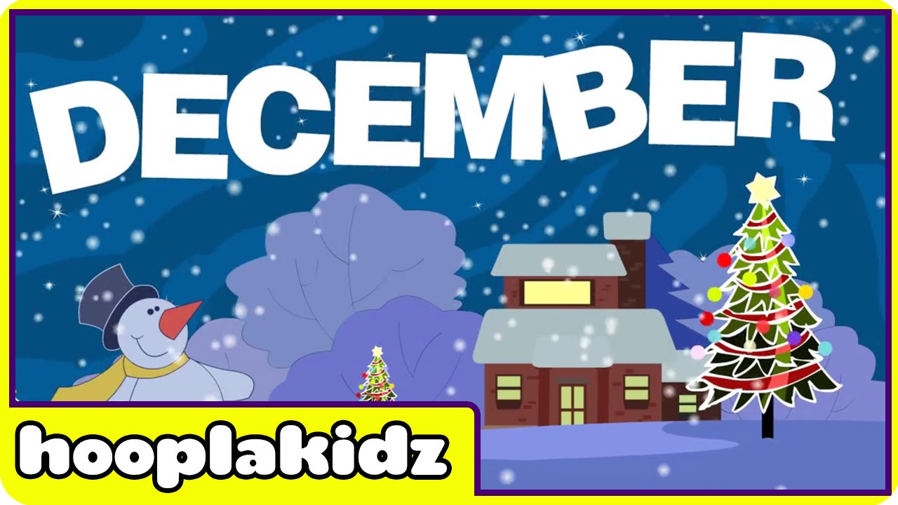 Months Of The Year Song | HooplaKidz Nursery Rhymes & Kids Songs