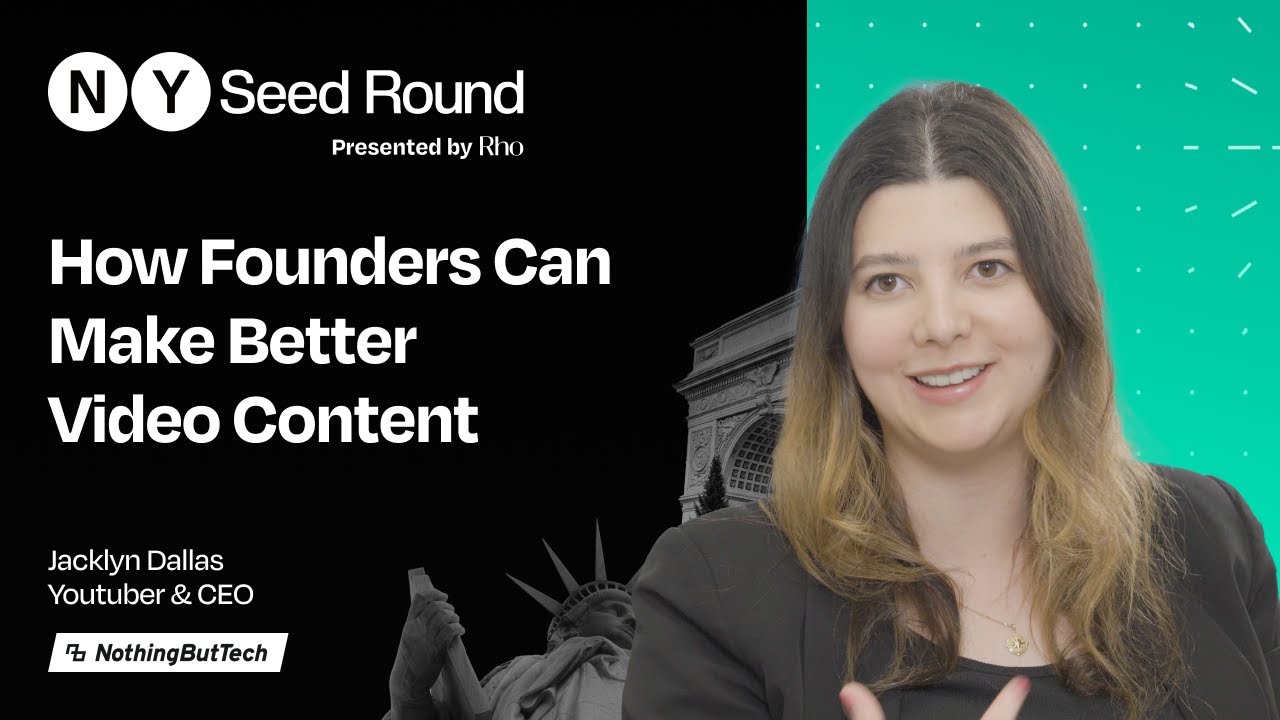 How founders can make better video content | Tech YouTuber Jacklyn Dallas