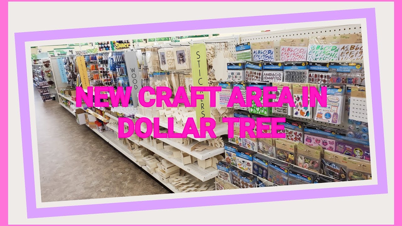 💜 ALL THE NEW CRAFT ITEMS AT DOLLAR TREE 💜