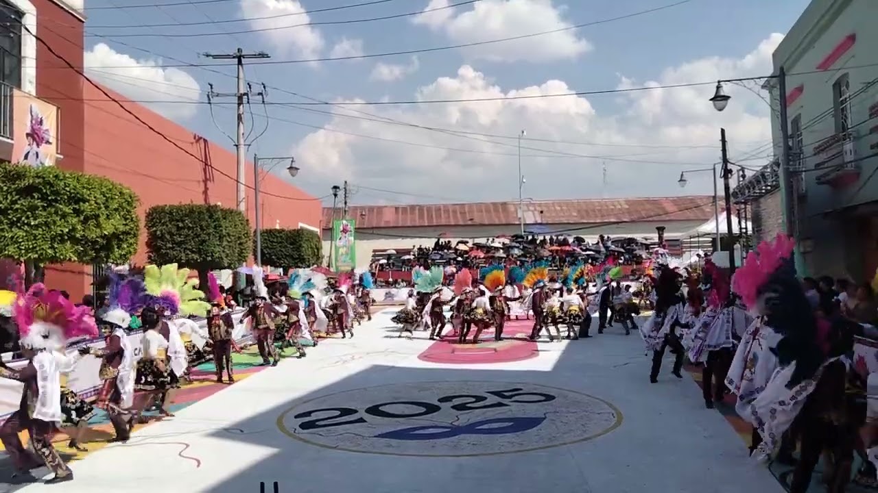 Participación de la Camada Quetzalzin en el Concurso de Carnaval Chiautempan 2025