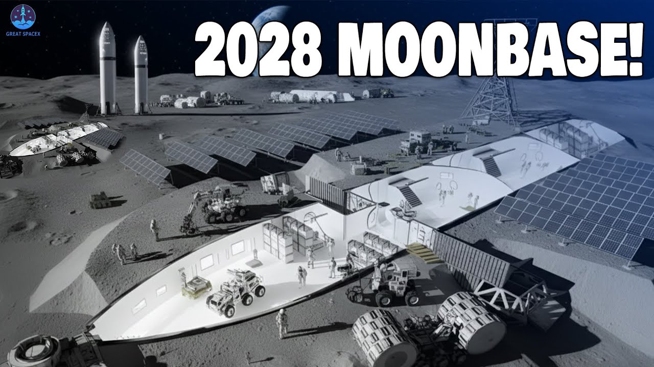 SpaceX&rsquo;s Genius Solution to Build the First Moon Base by Starship Itself Shocked NASA and China...
