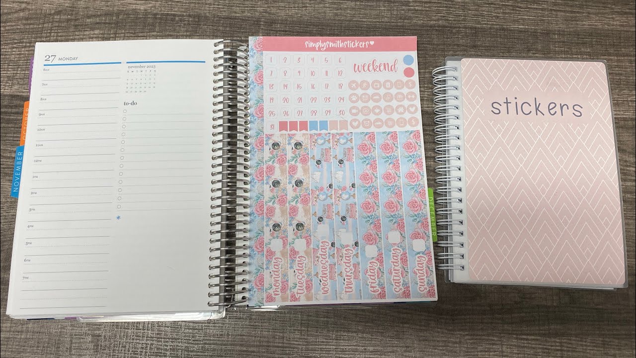 Plan With Me | Erin Condren A5 Daily Duo | SimplySmithStickers
