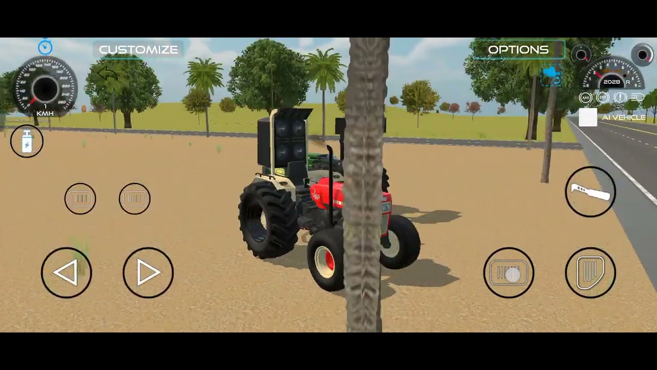Tractor wala game // do tractoron mein competition || crazy gaming boy 765 