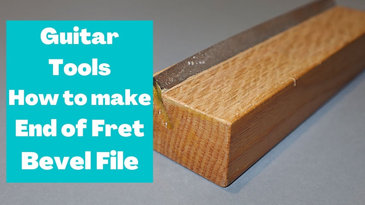 Guitar tips 1. How to make a Fret end bevel file.  Money saving and tips.