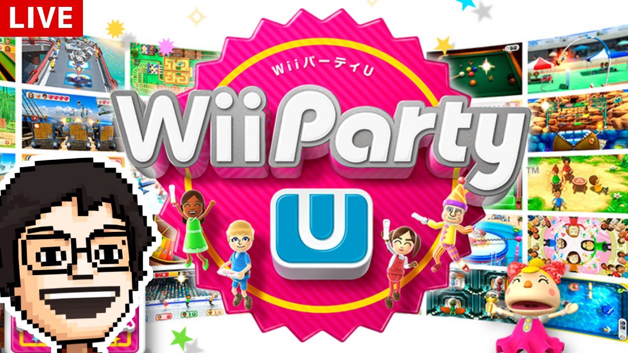 一人で『Wii Party U』で遊びまくる配信！｜Wii Party U