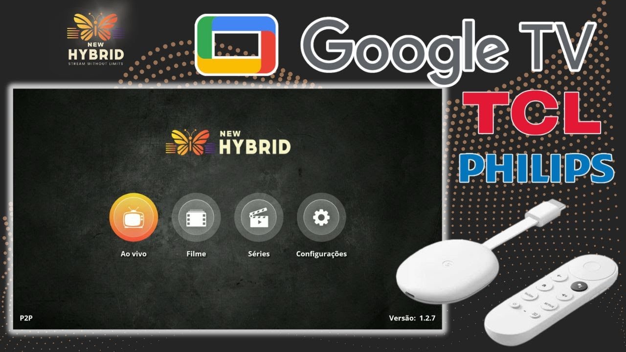 🆕👉 Como Instalar o New Hybrid em uma Google TV