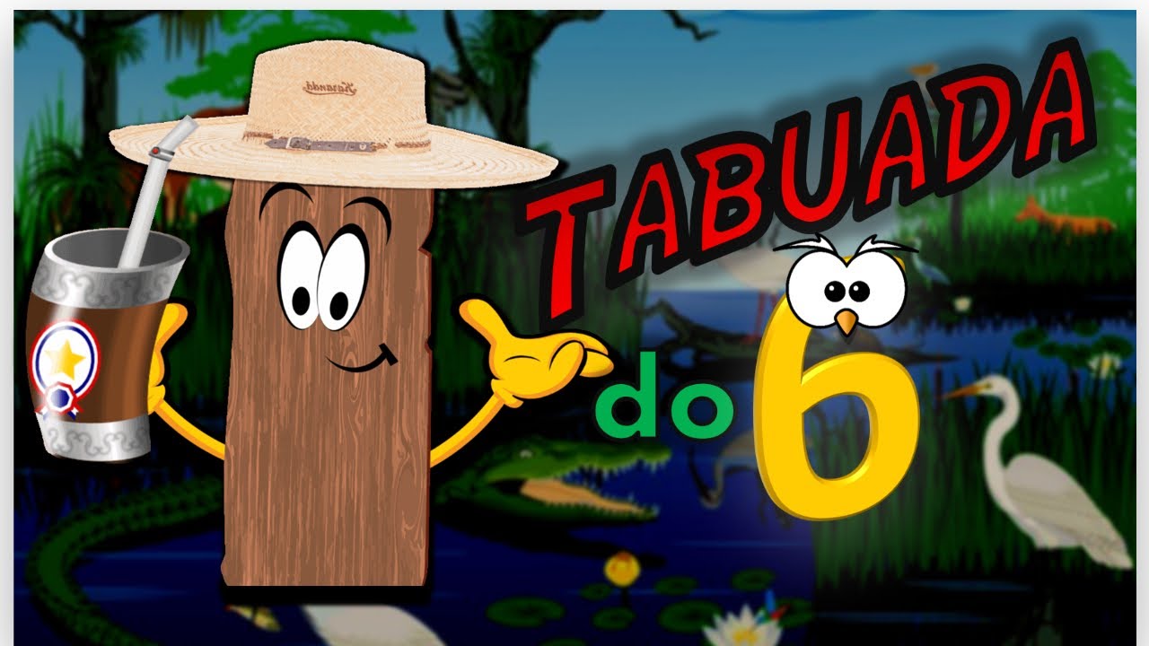 Tabuada Cantada do 6 - Turma da Lupita