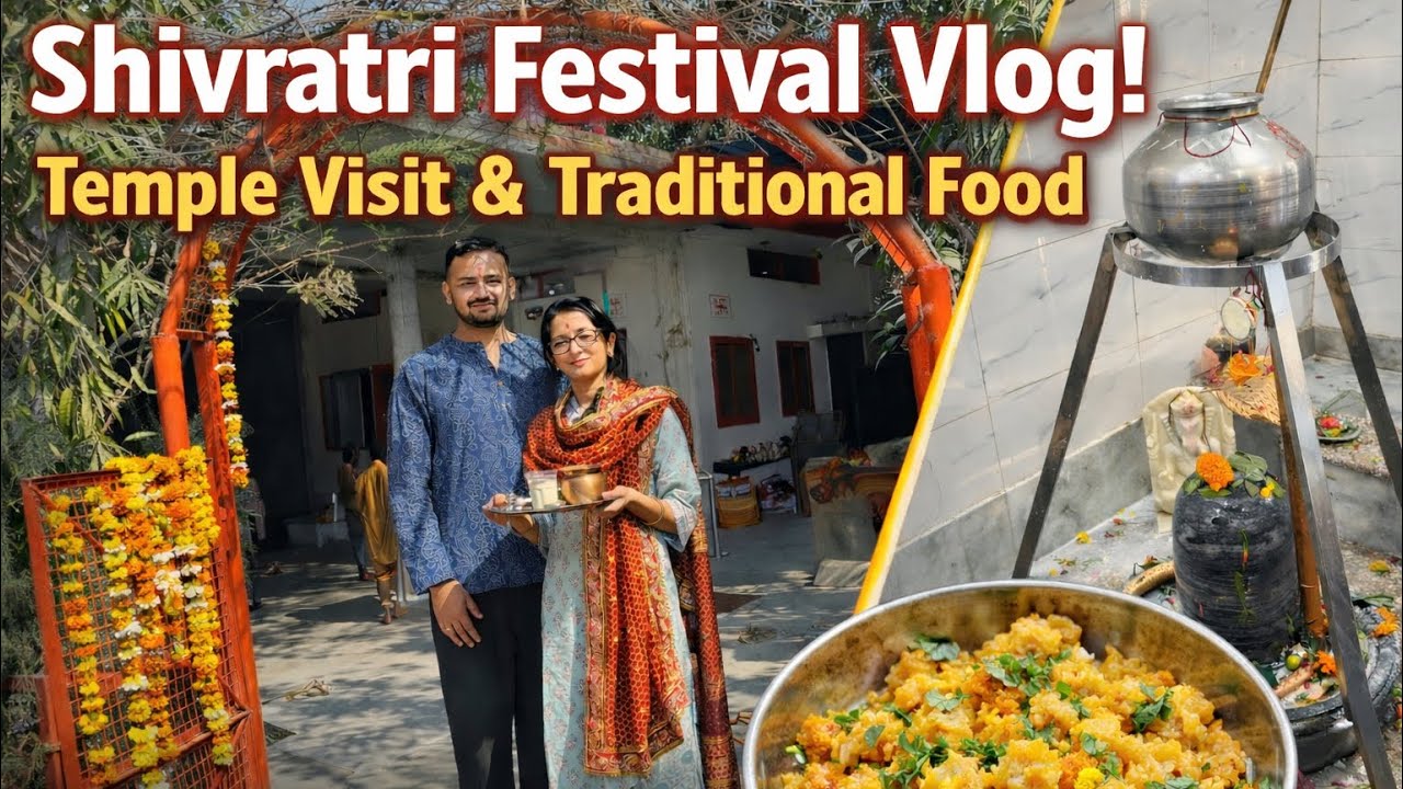 Shivratri Vlog 🕉️|| Mahadev ke Darshan & Vrat Special Food 🙏 || Har Har Mahadev🔱