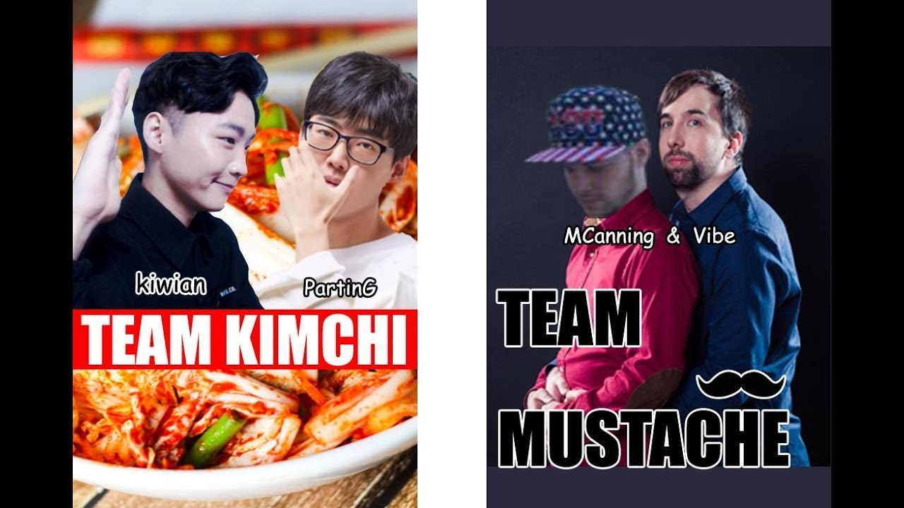 Starcraft 2 - Team Kimchi (Korea) v Team Moustache (USA)