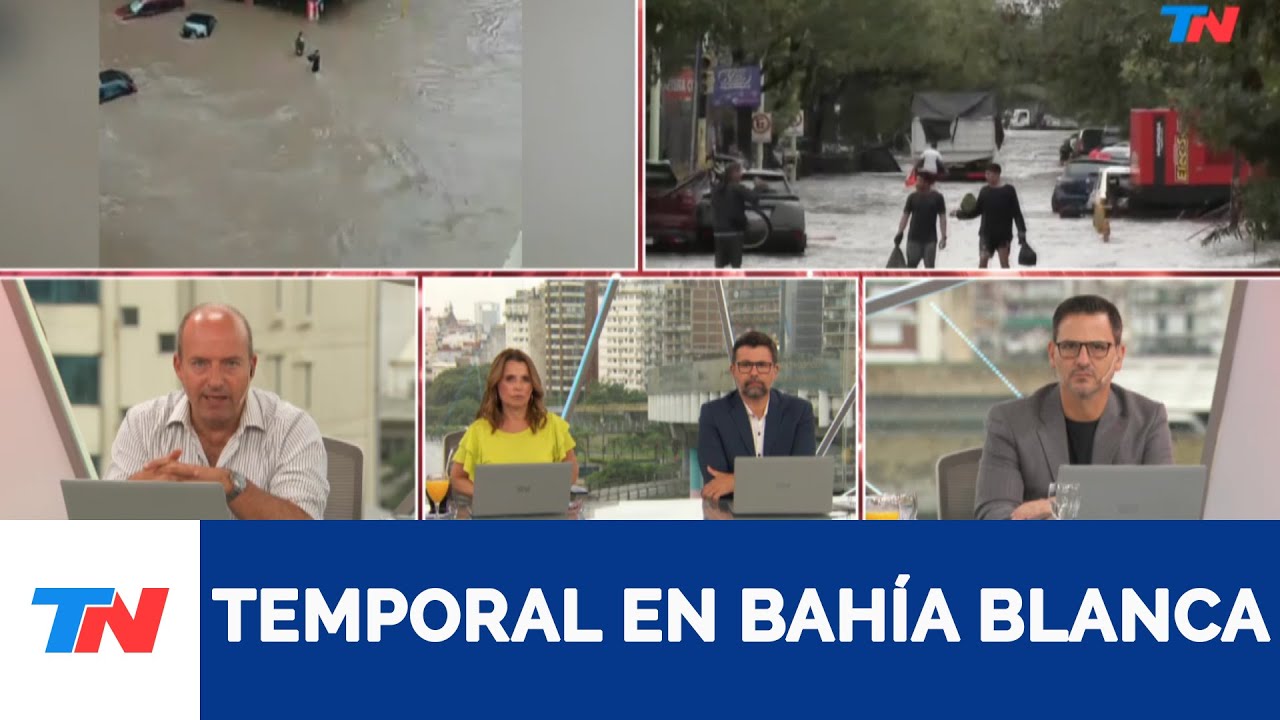 BAHÍA BLANCA | Al menos 10 muertos y  más de 1300 evacuados en esta ciudad de 350.000 habitantes