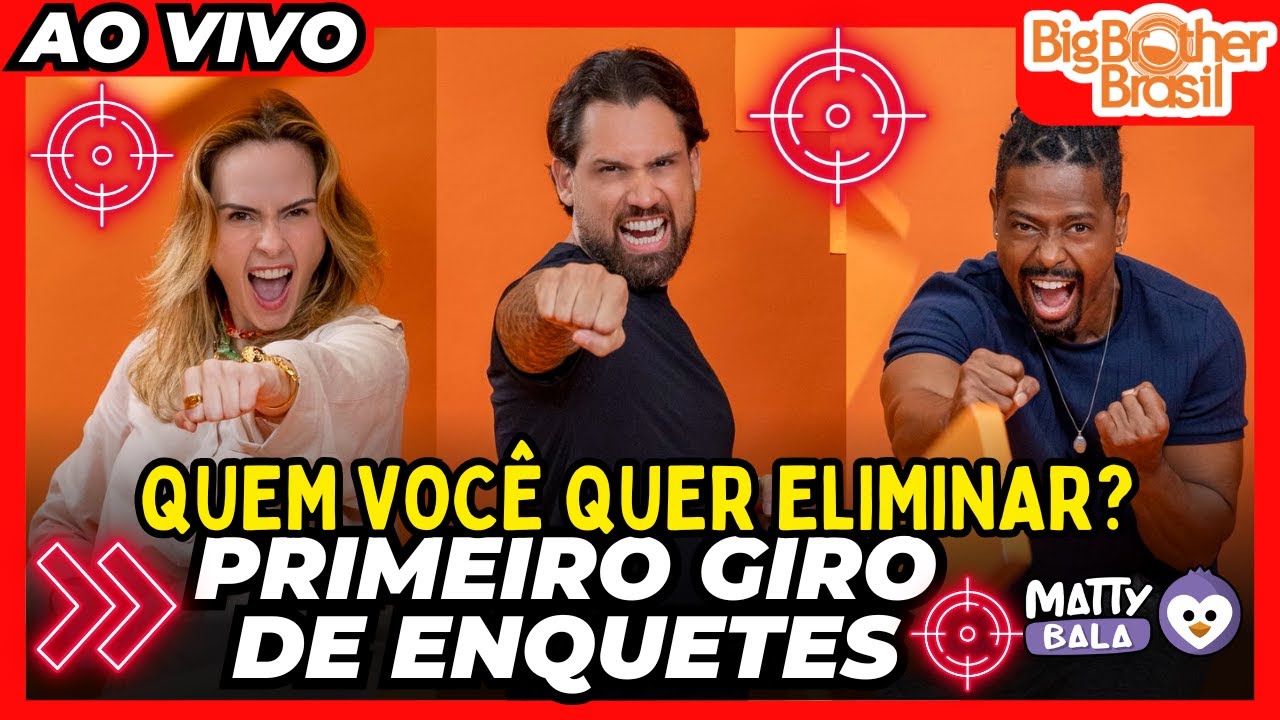 🚨 PRIMEIRO GIRO DE ENQUETES ENTRE ANA PAULA, BRIGIDO e LEANDRO // PAREDÃO ao vivo BBB 26 #bbb #BBB26