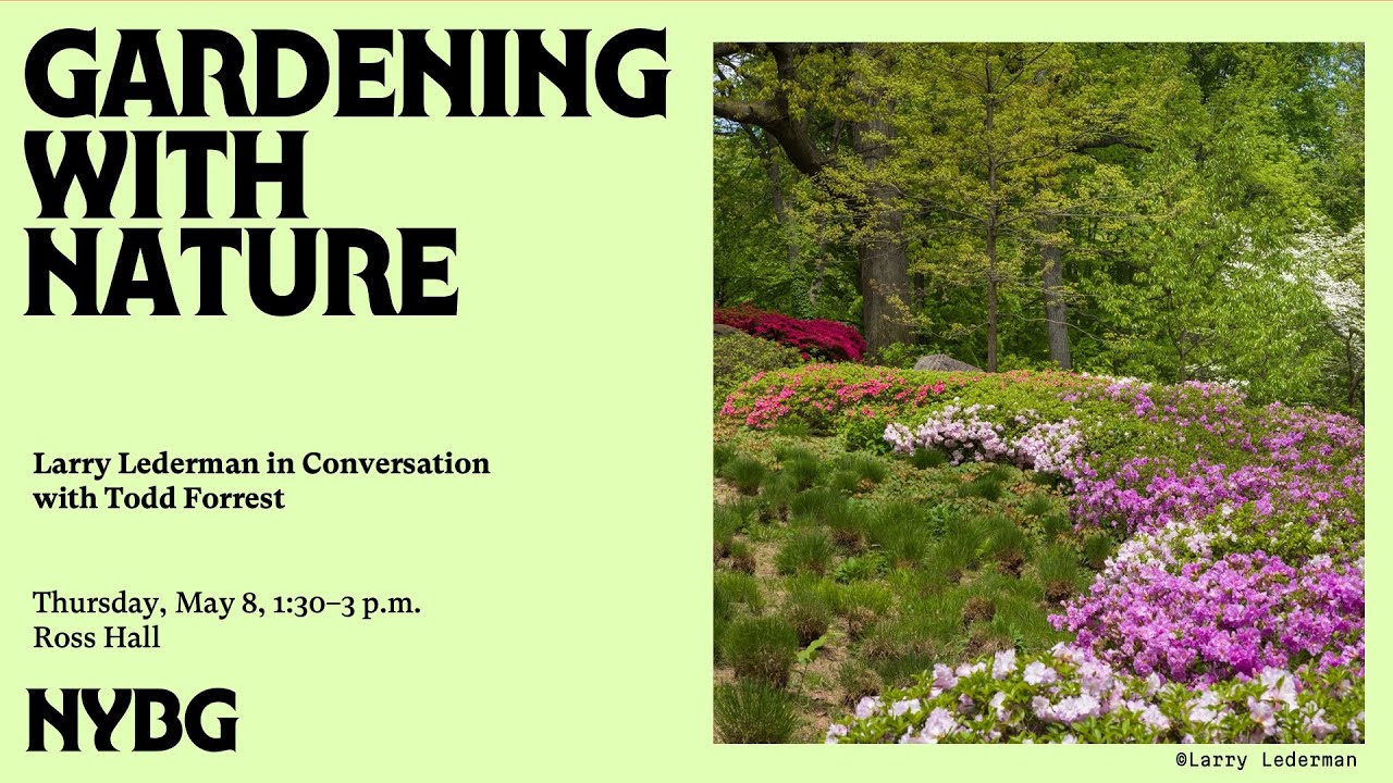 Gardening with Nature: Larry Lederman in Conversation with Todd Forrest