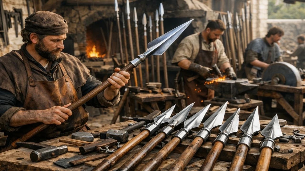 Inside the Ancient Spear: The Weapon That Dominated History (Full Process)