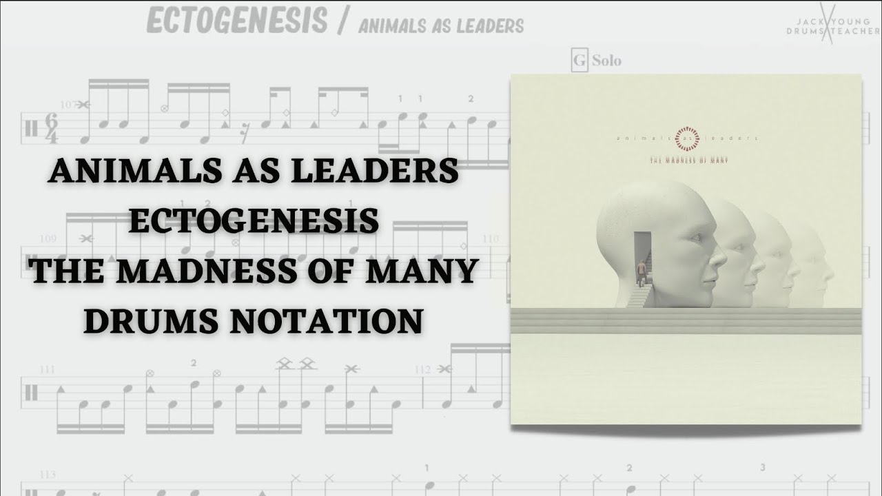 Animals As Leaders - Ectogenesis - Drums Notation