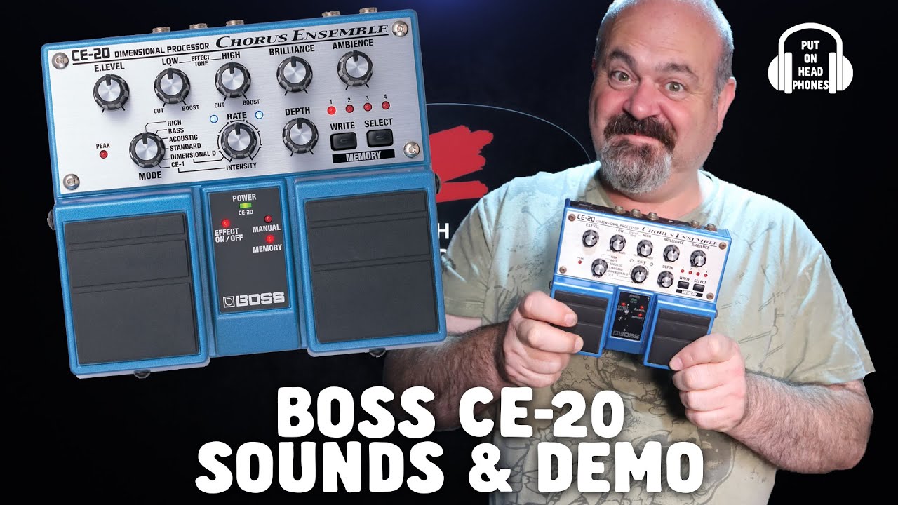 BOSS CE 20 CHORUS SOUNDS & DEMO