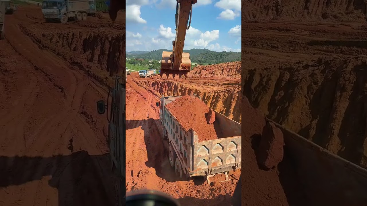 POV Excavator – Perfect Background for Study & Work | 굴착기 POV – 공부와 일에 완벽한 배경