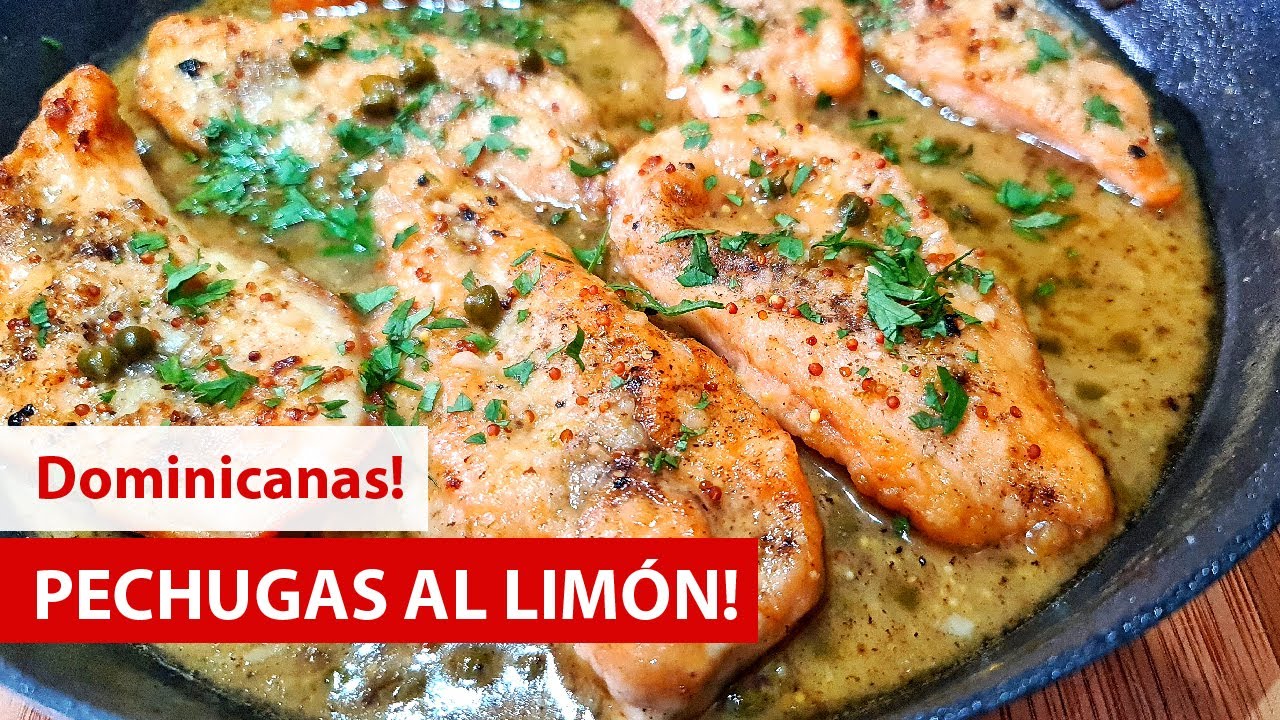 Como hacer PECHUGAS de POLLO al LIMON 🍗🍗🍋🍋 | Cocina Dominicana 🇩🇴