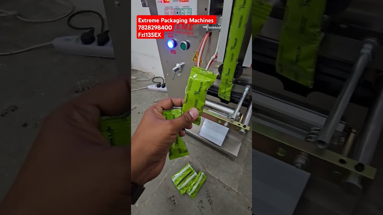 Small sachet packing machine 7828298400 #shorts