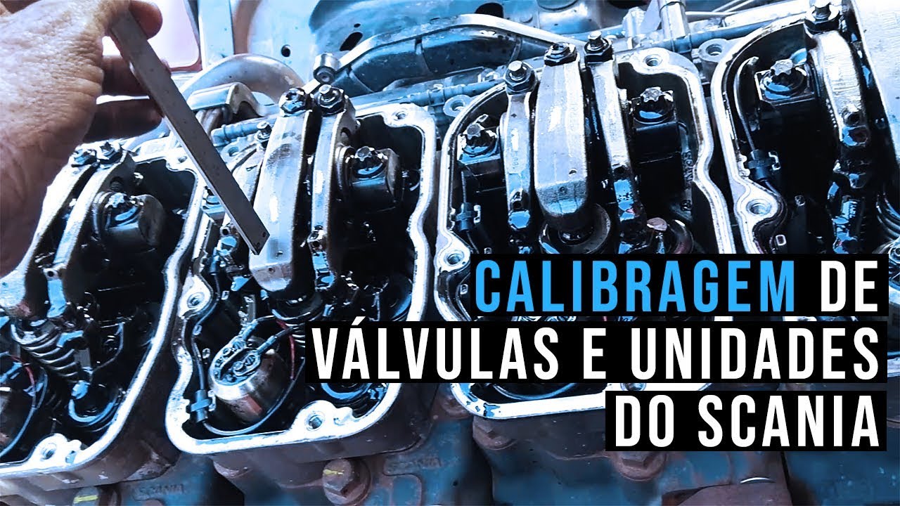 Como calibrar as válvulas e unidades do Scania 440 Euro 5