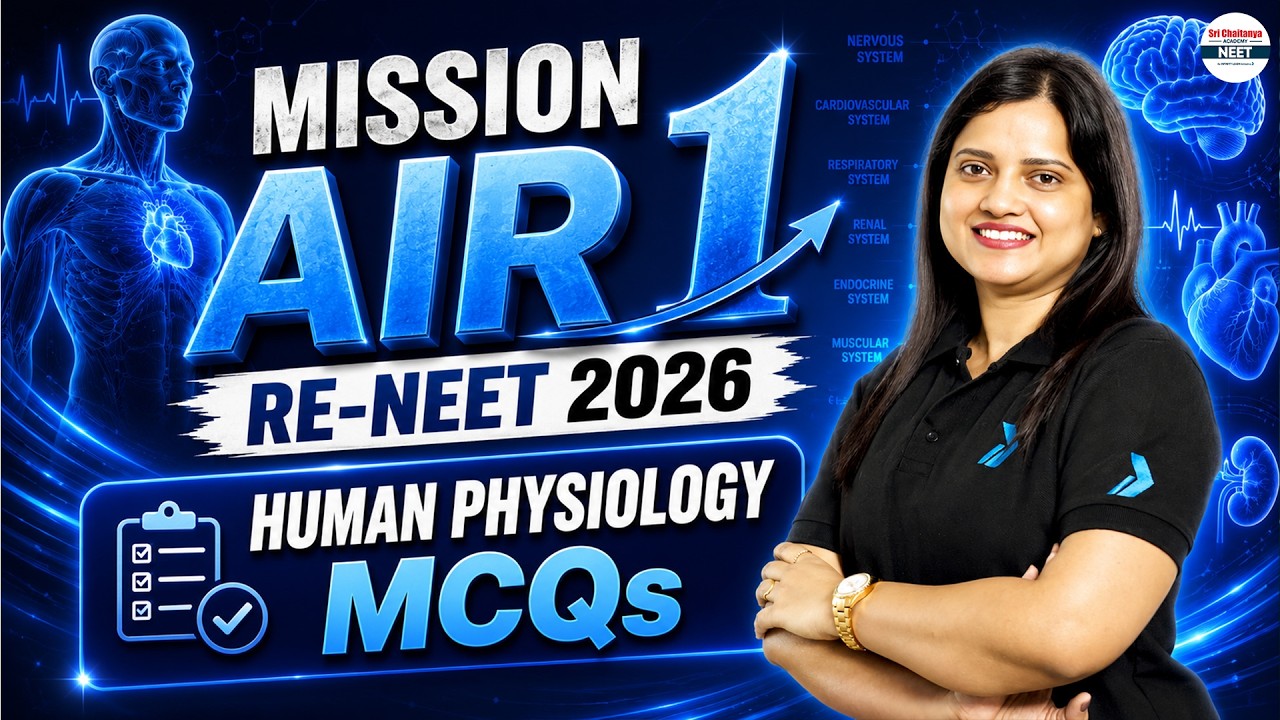 Human Physiology MCQs for RE-NEET 2026 🔥 | MCQs Practice Session | NEET Zoology | RE NEET Prap #LIVE