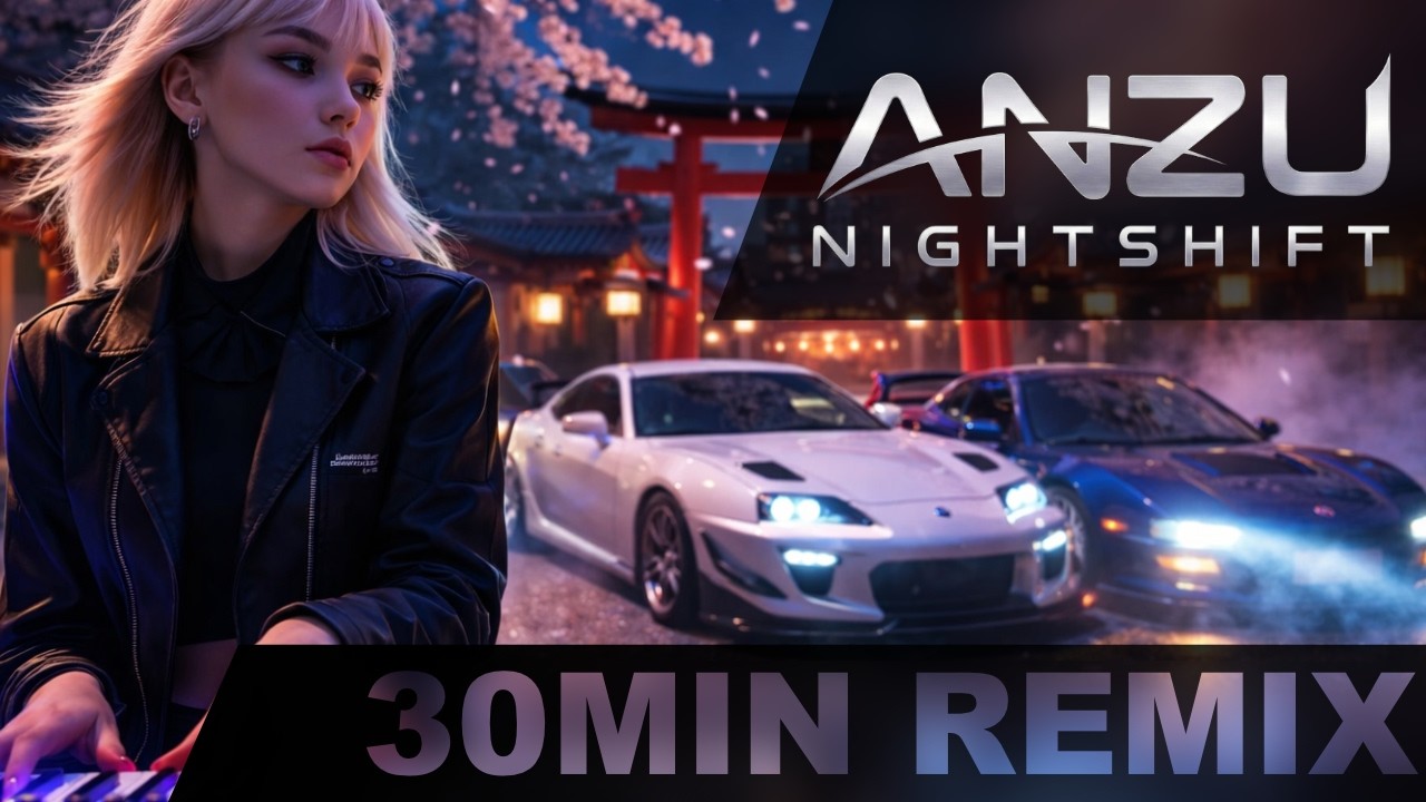 Midnight Drive 🌒 Deep House MegaMix | Night Drive Music | Neon City Nights | Anzu Nightshift