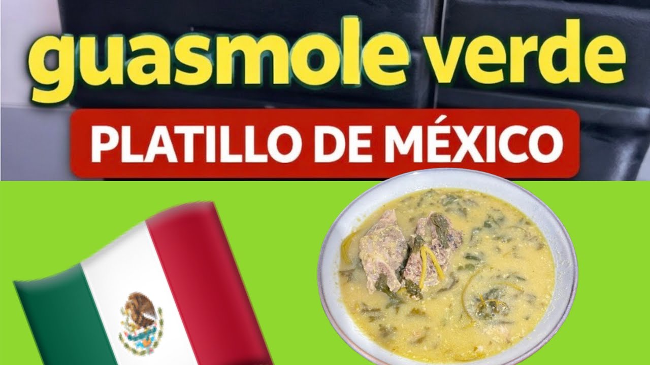 Acompáñame a cocinar un delicioso guasmole verde