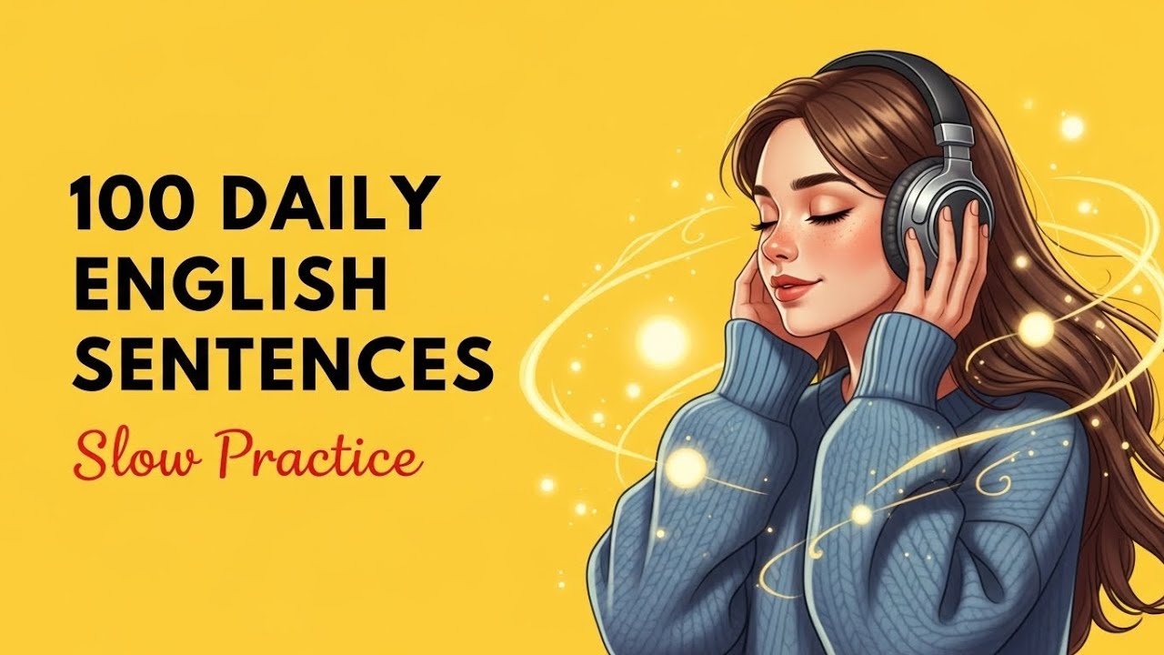 100 Daily Routine English Sentences Shadowing Practice for Listening & Speaking Easy English Podcast
