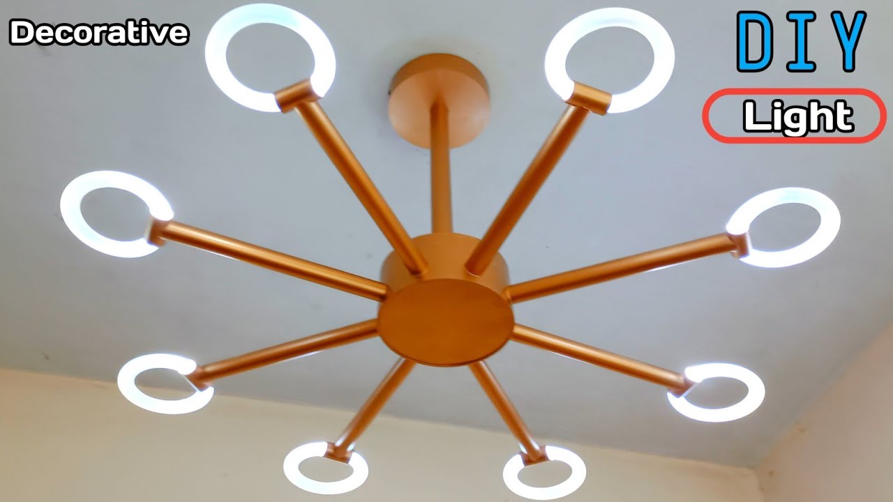 How To Make Wall Hanging Light | Antique Ceiling Lamp | Diy Hanging Lamp | diy Decoration idea 2022