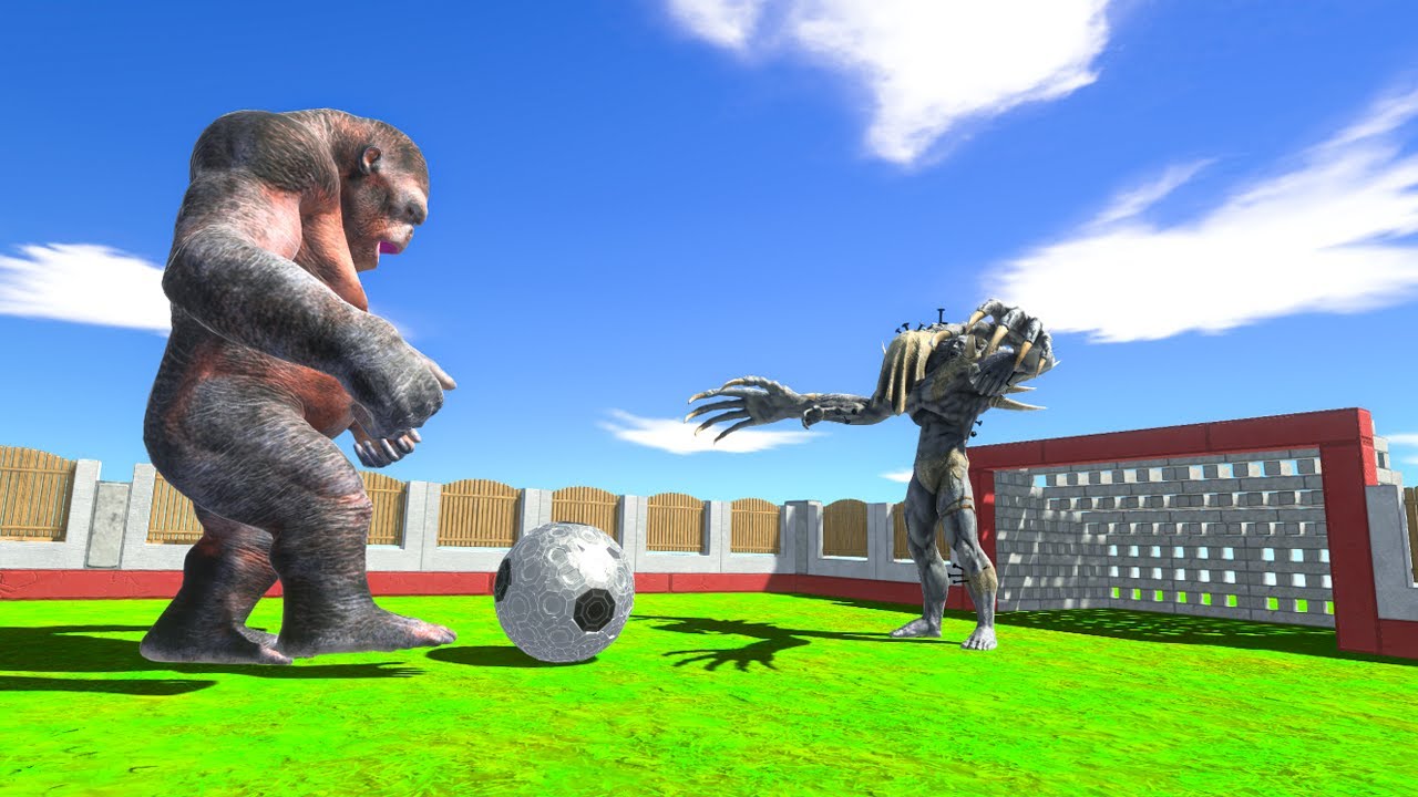 1v1 Soccer | Primates vs Infernals - ARBS - Animal Revolt Battle Simulator