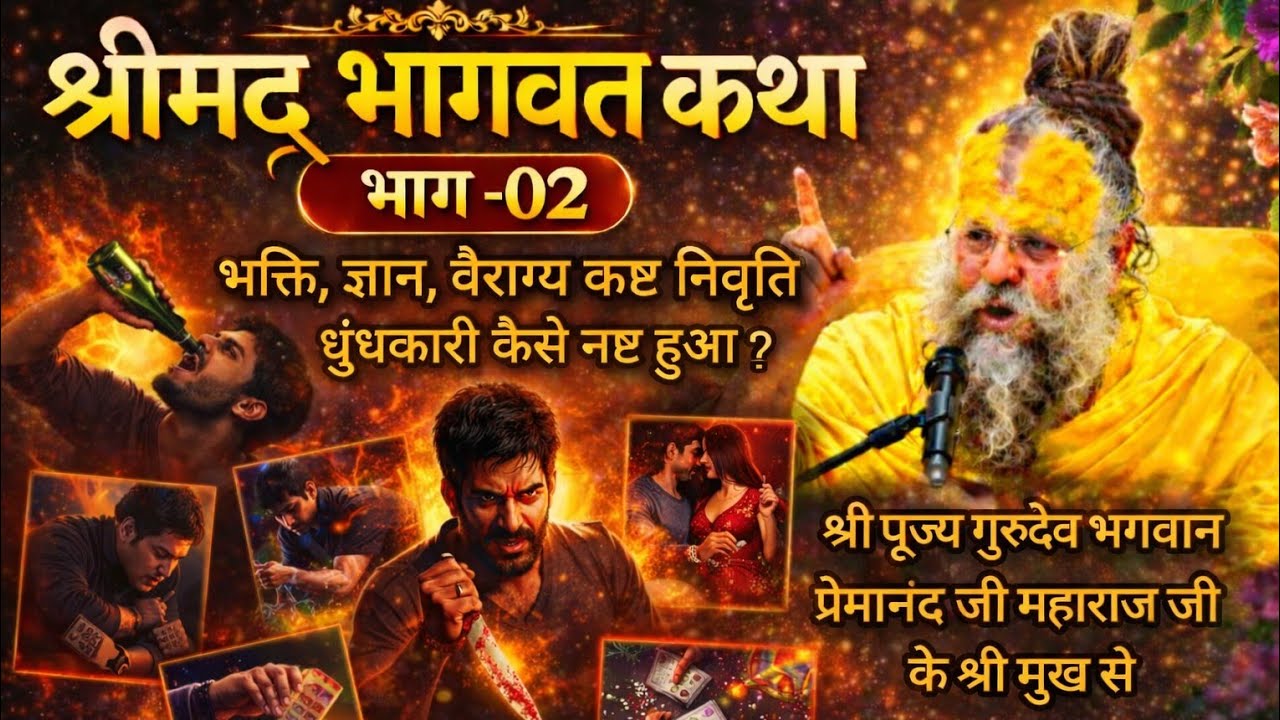 भागवत कथा (भाग-02) l#premanandjimaharaj #premanandjipravachan #bhajanmarg #bhagwatkatha @Radhadas01 