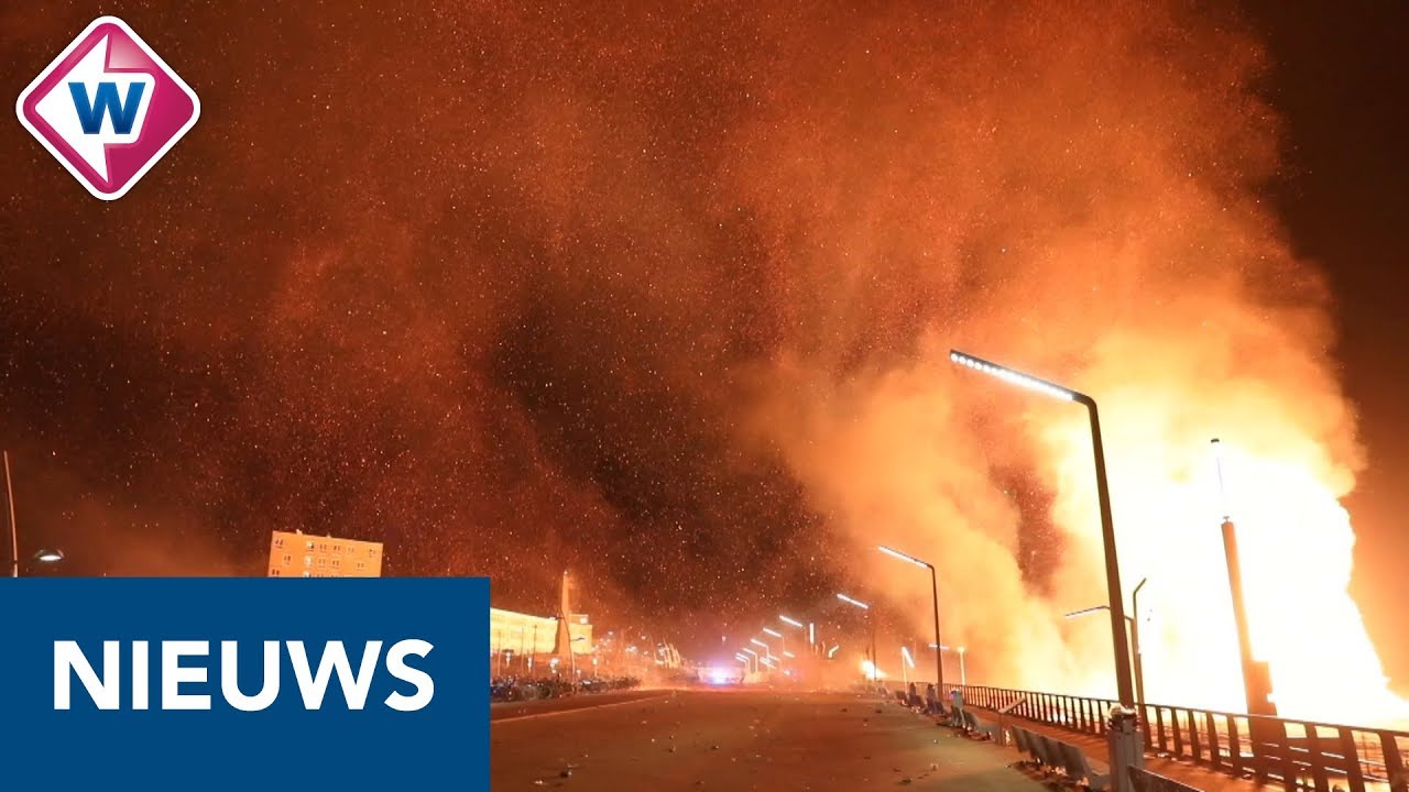 Bouwers vreugdevuren Scheveningen zwaar aangeslagen - OMROEP WEST