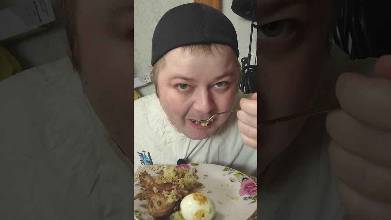 Мукбанг 2026: Ячневая каша и запечённая курочка – Ultimate домашний обед