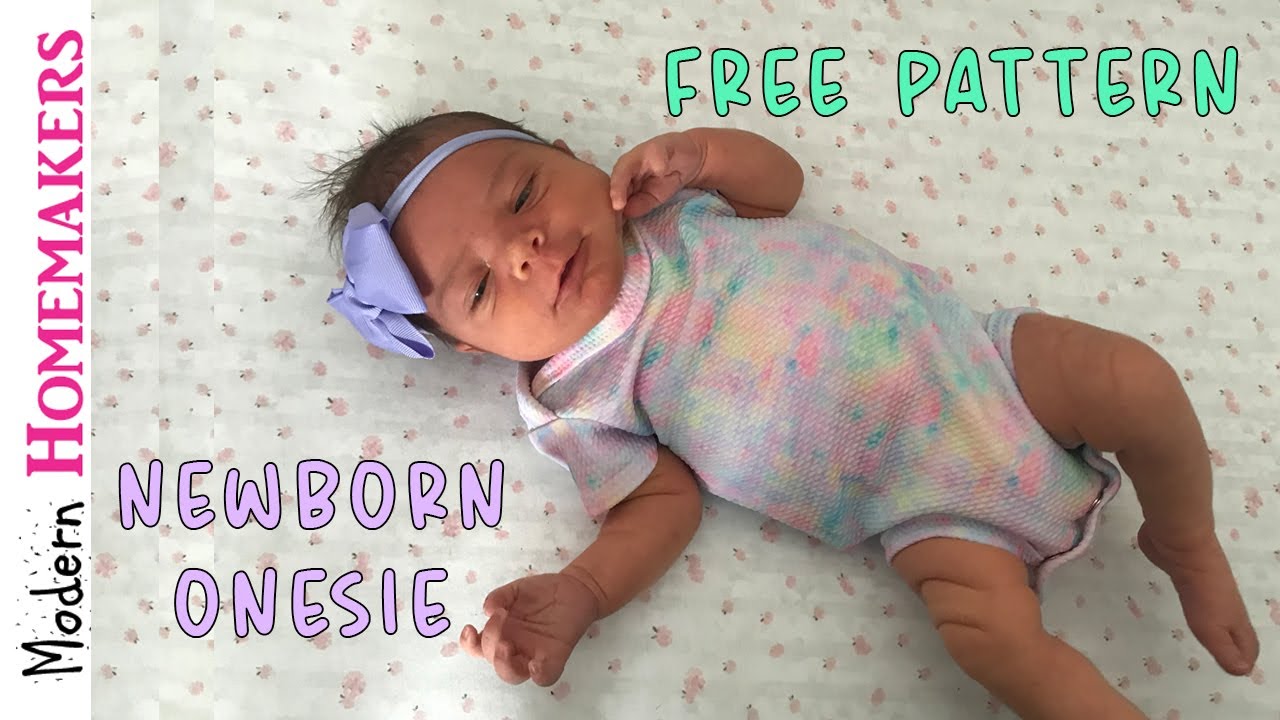 free newborn onesie sewing pattern