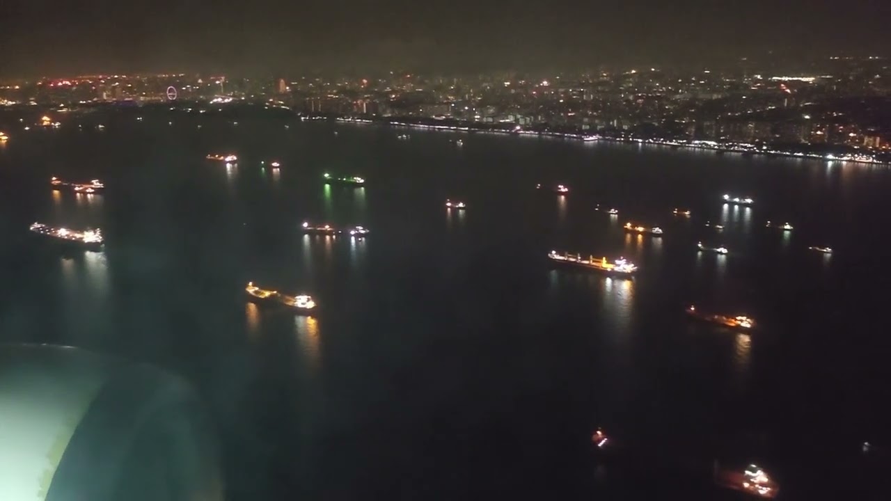 Landing at Singapore Changi Airport
