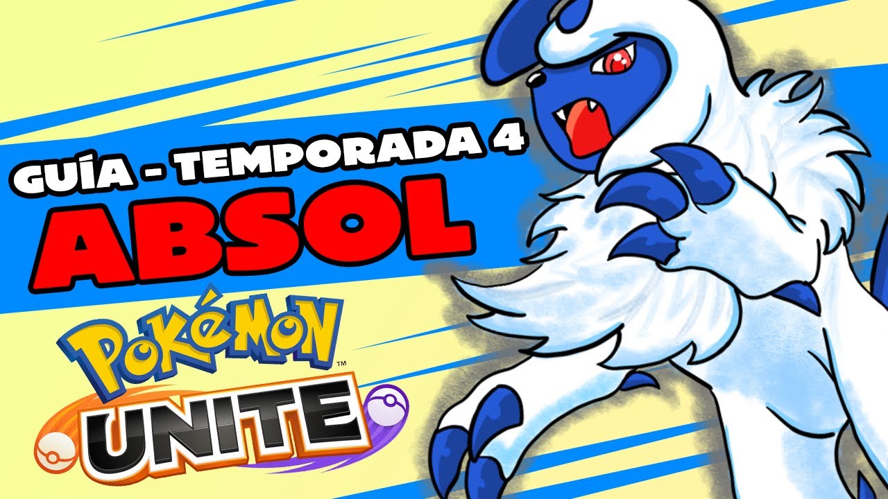ABSOL te borra la vida en 1 seg 🐶 Mejores objetos y movimientos - Guía temporada 4 Pokémon Unite