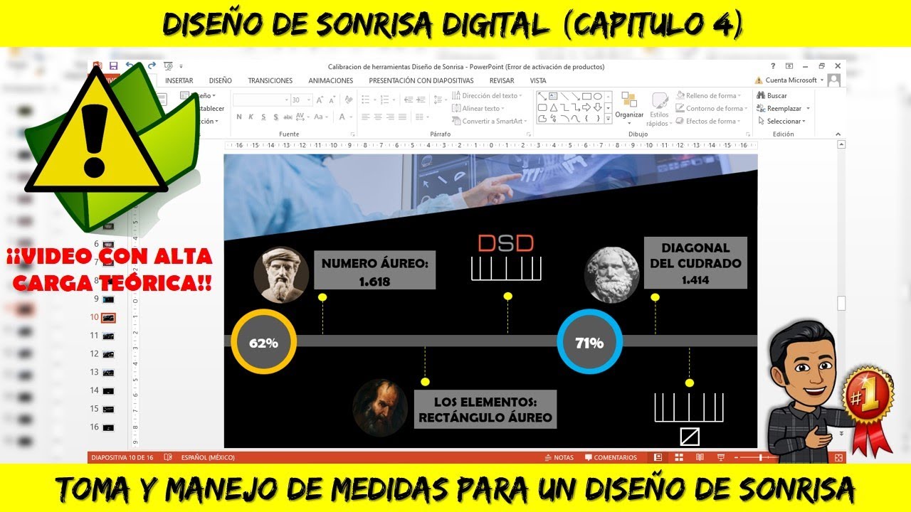 ✌✌PROPORCIONES DENTALES - Diseño de Sonrisa Digital - POWER POINT (cap 4)✌✌