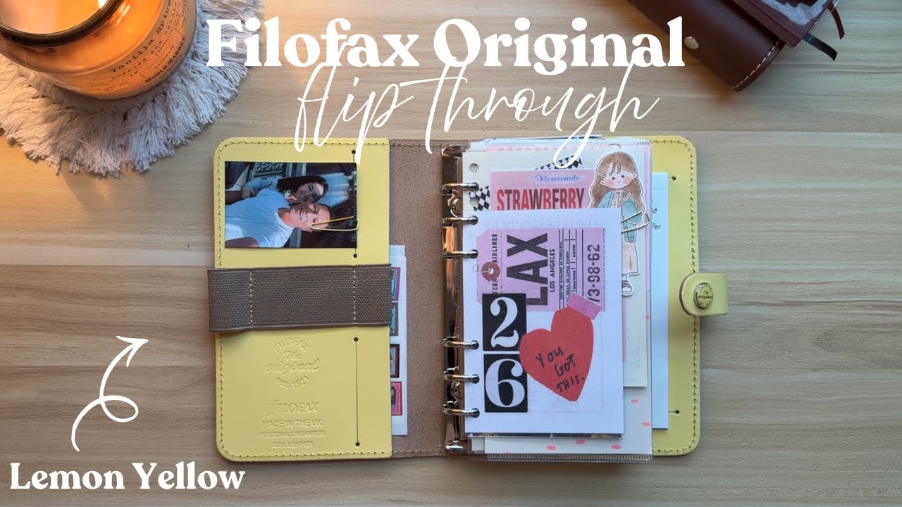 Cozy Desk Chat// Filofax Original Flip Through