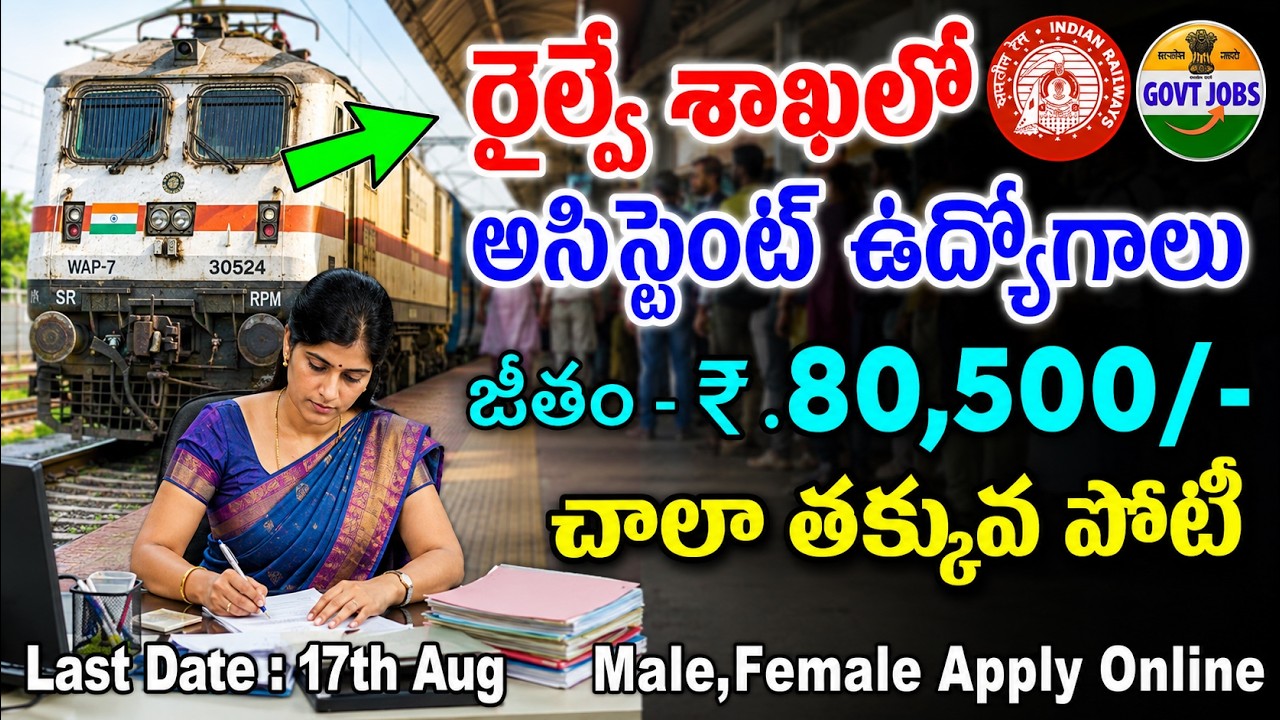 🚨 రైల్వే లో 80,000/- జీతం తో పర్మినెంట్ జాబ్స్ | RITES Recruitment 2026 | Railway Govt Jobs Search