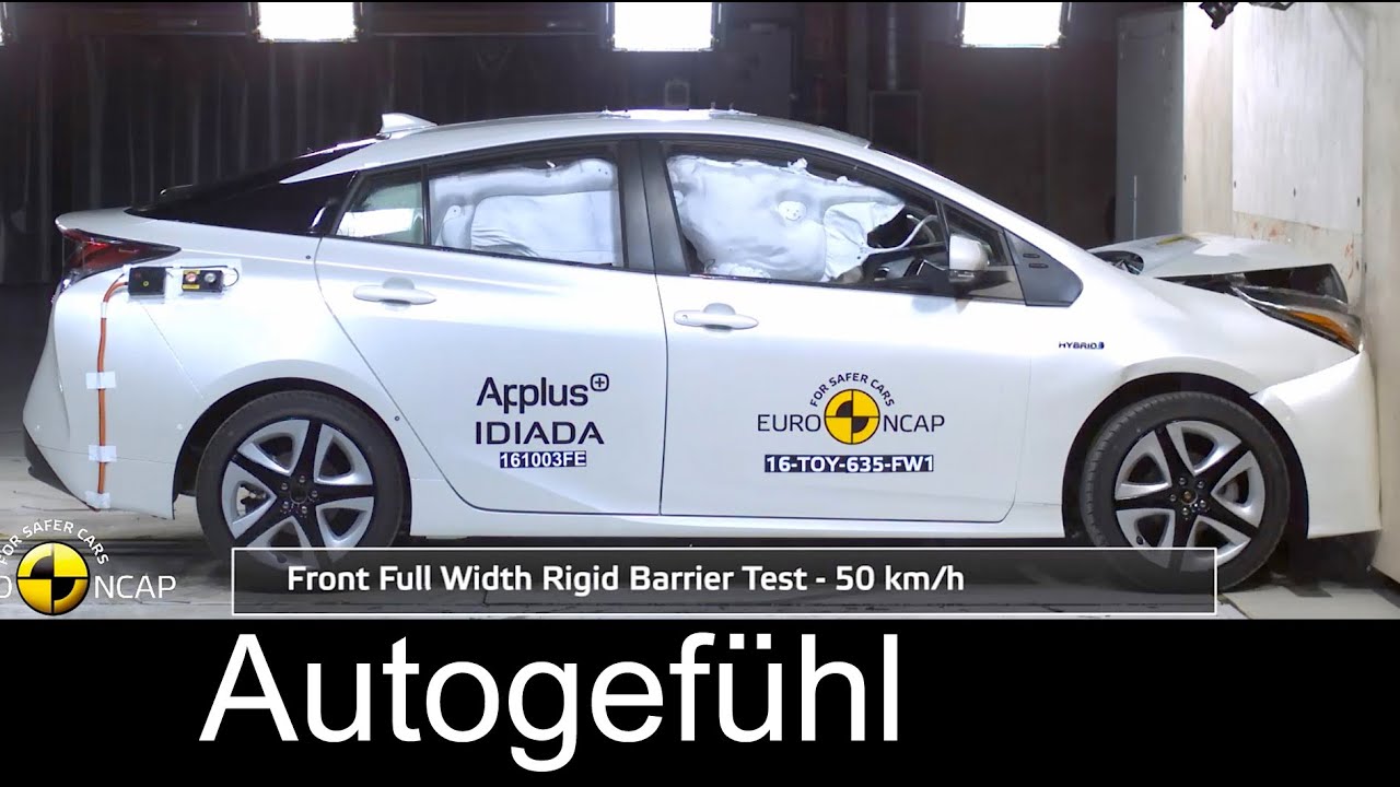2017 Toyota Prius crash test - Euro NCAP all-new neu