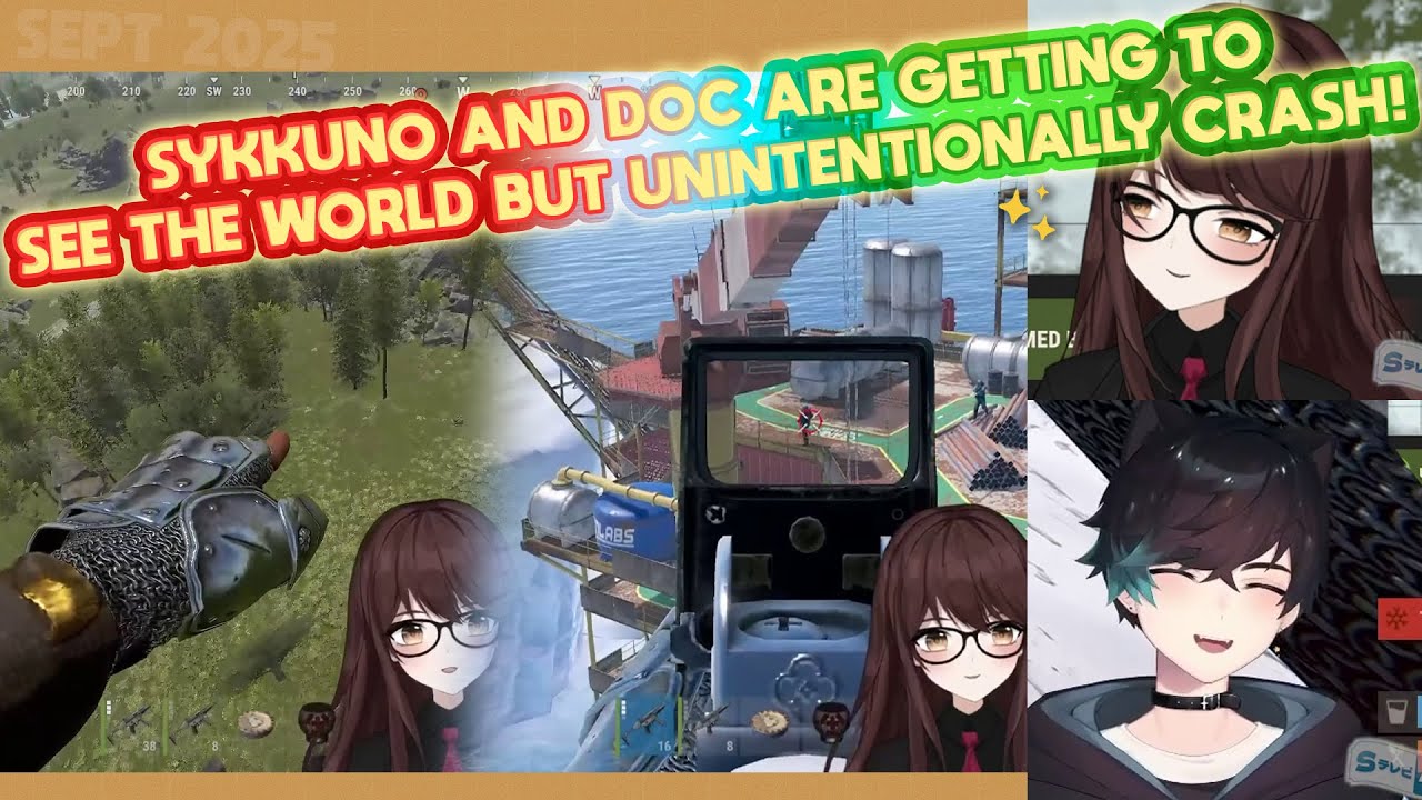 GOD'SFAVOR! Sykkuno & Doc are getting to SEE THE WORLD but unintentionally crash 'cuz of THIS THING!