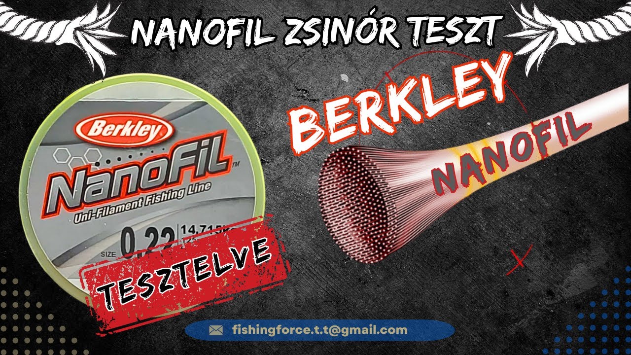 Berkley Nanofil 0,22mm nanofil horgász zsinór teszt #horgászat #berkleyfishing #berkley