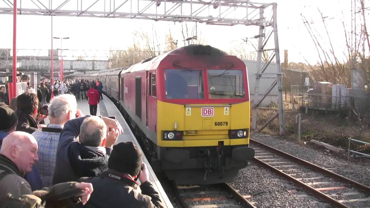 The Shropshire Union Railtour 10 1 2015   Part 5   Oxley Junction to Stafford Crewe and Shrewsbury