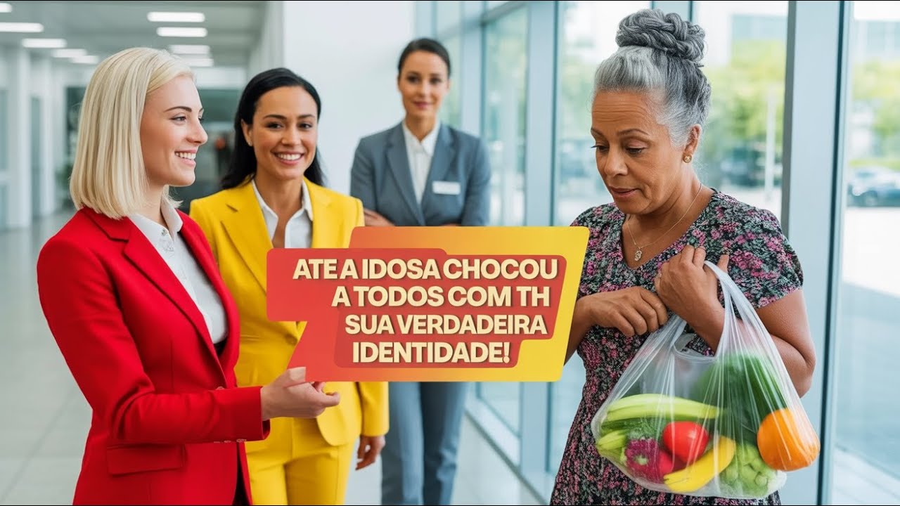 Elas riram da mulher idosa, mas descobrir quem ela realmente é vai deixar todo mundo de boca abert