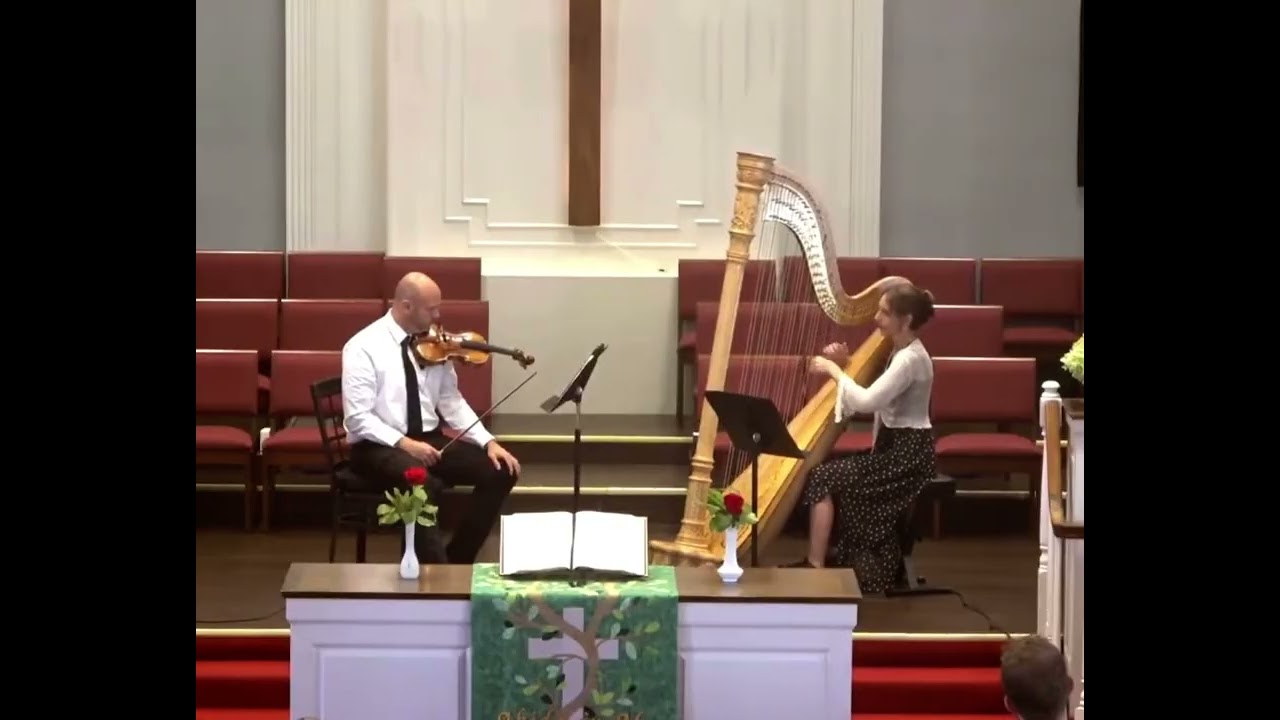 Be Thou My Vision, harp and violin duo ~ Tiffany Jones, harpist