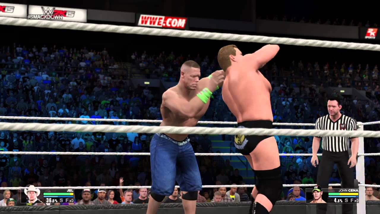 WWE 2K15 JBL Vs John Cena.