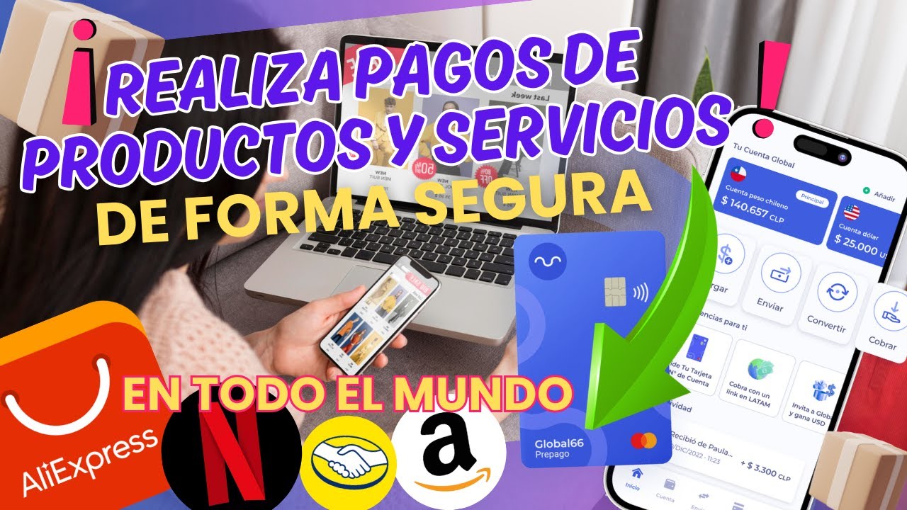 💳💸Crea Tarjeta DÉBITO de Pago Virtual con Global66