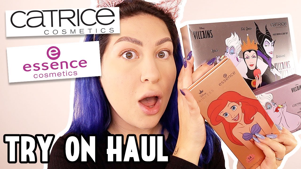 MI TRUCCO CON I TRUCCHI DELLA NUOVA COLLEZIONE ESSENCE & CATRICE x DISNEY PRINCESSES e VILLAINS