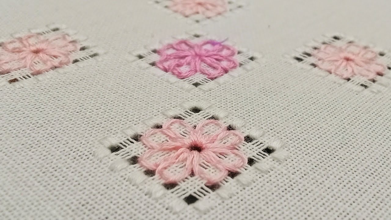 Learn to Create Blooming Flower with Drawn Thread Embroidery | Tarkashi Tutorial