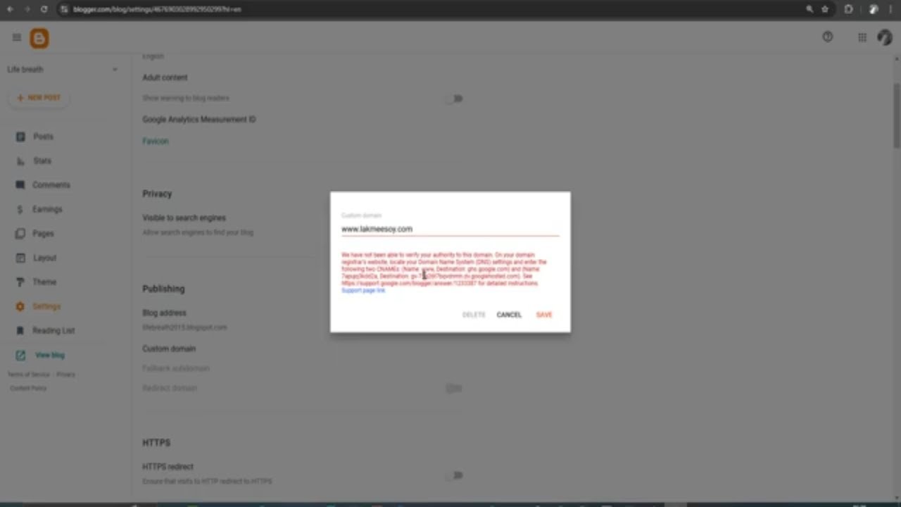 How to Add a Custom Domain to Your Blogspot Blog (Step-by-Step Guide)