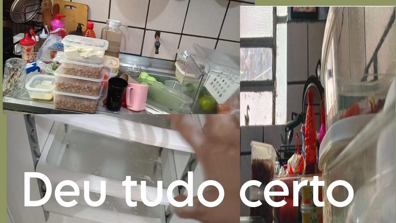 Limpeza na geladeira/mais organização 